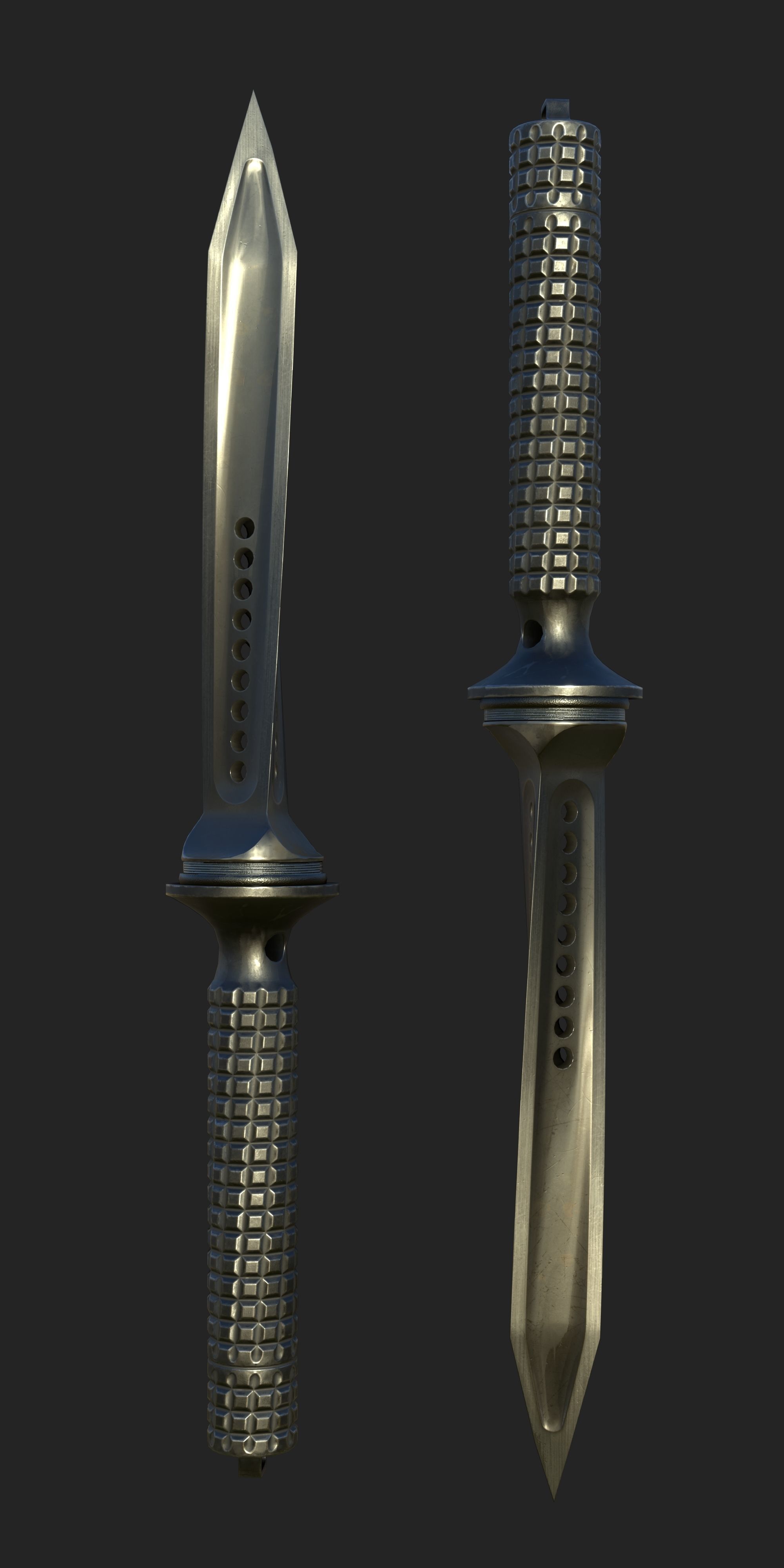 Jagdkommando Low-poly 3D model_1