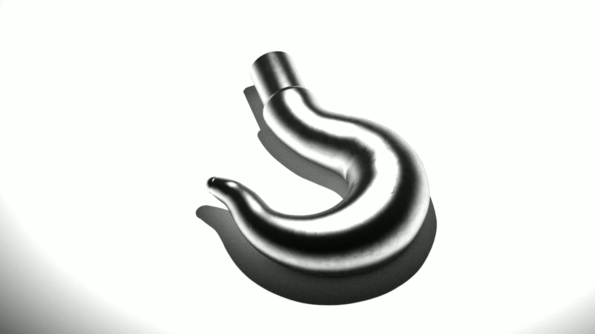 steel hook 3D print model