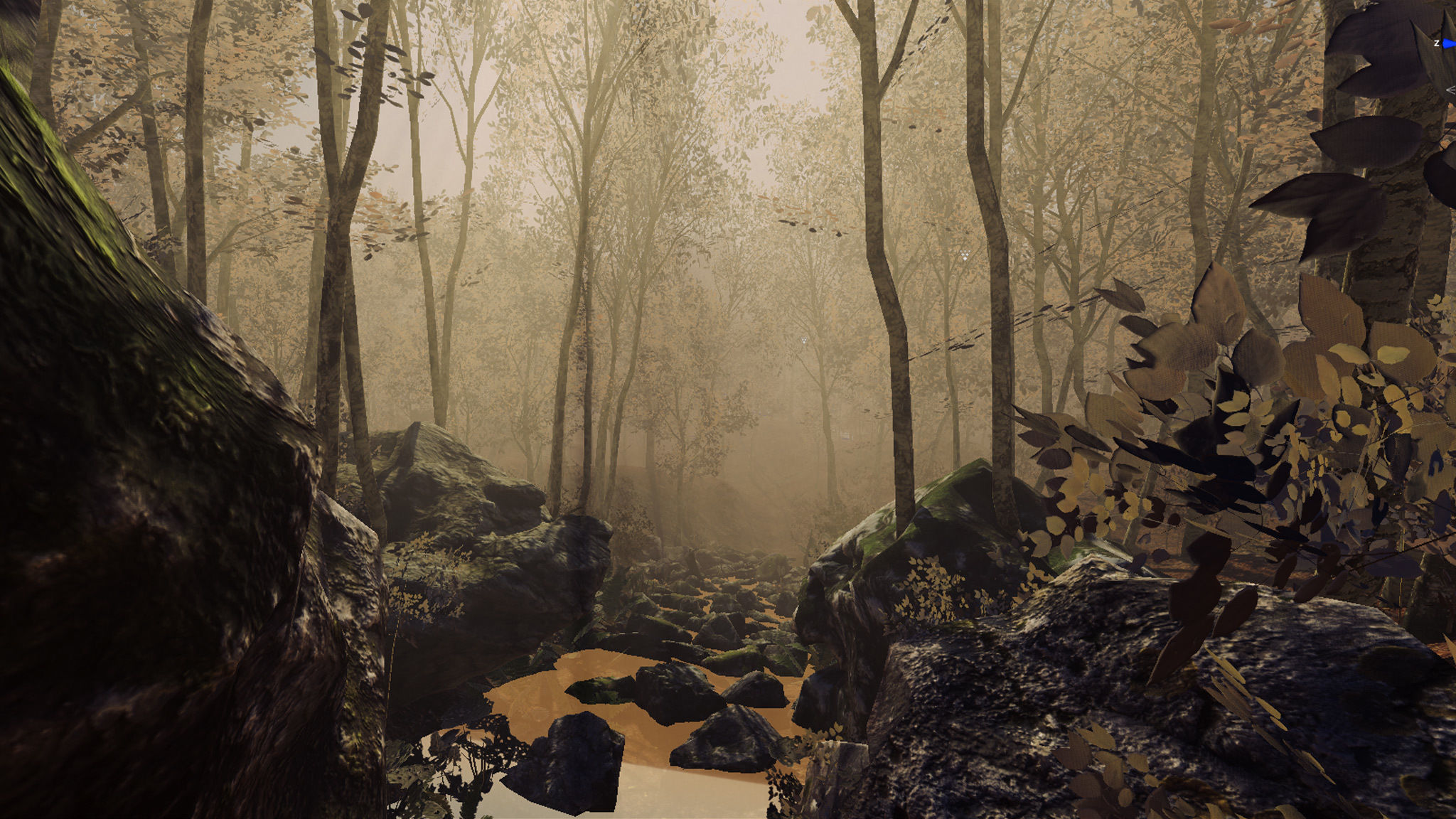 Beech Trees in 3 seasons Low-poly 3D model_4