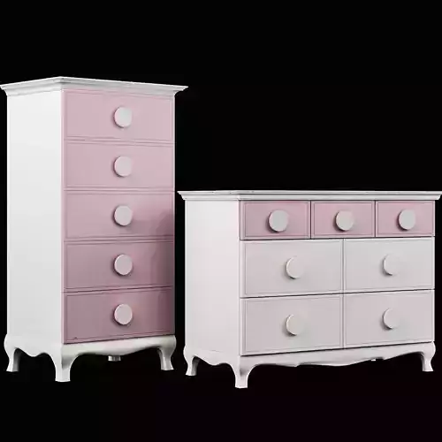 Slobodian Workshop Iris Set of chest of drawers