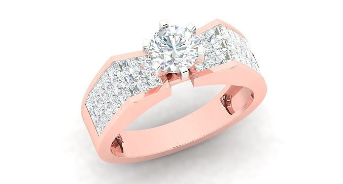 Women ring 3dm stl render detail 3D print model 3D print model