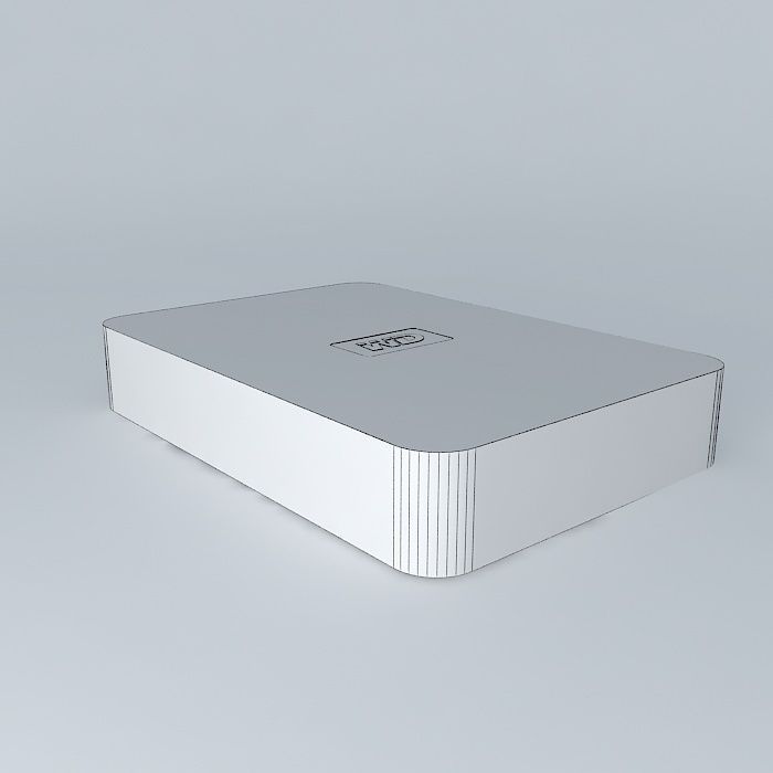 HDD WD Elements SE Free 3D model_4