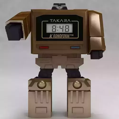 kronoform robot clock 3D model