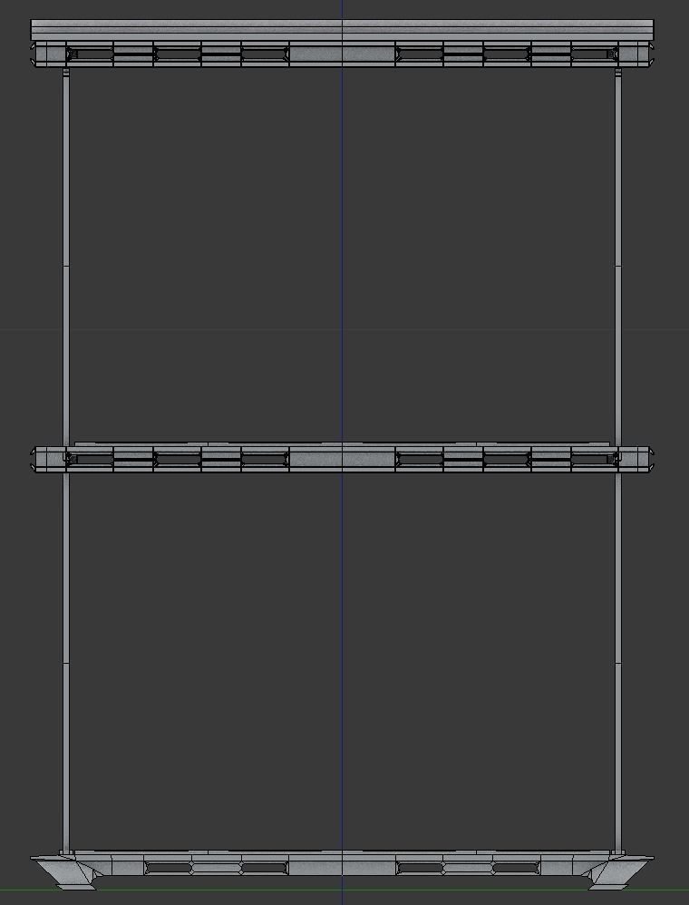 Warehouse Shelfs Free low-poly 3D model_4