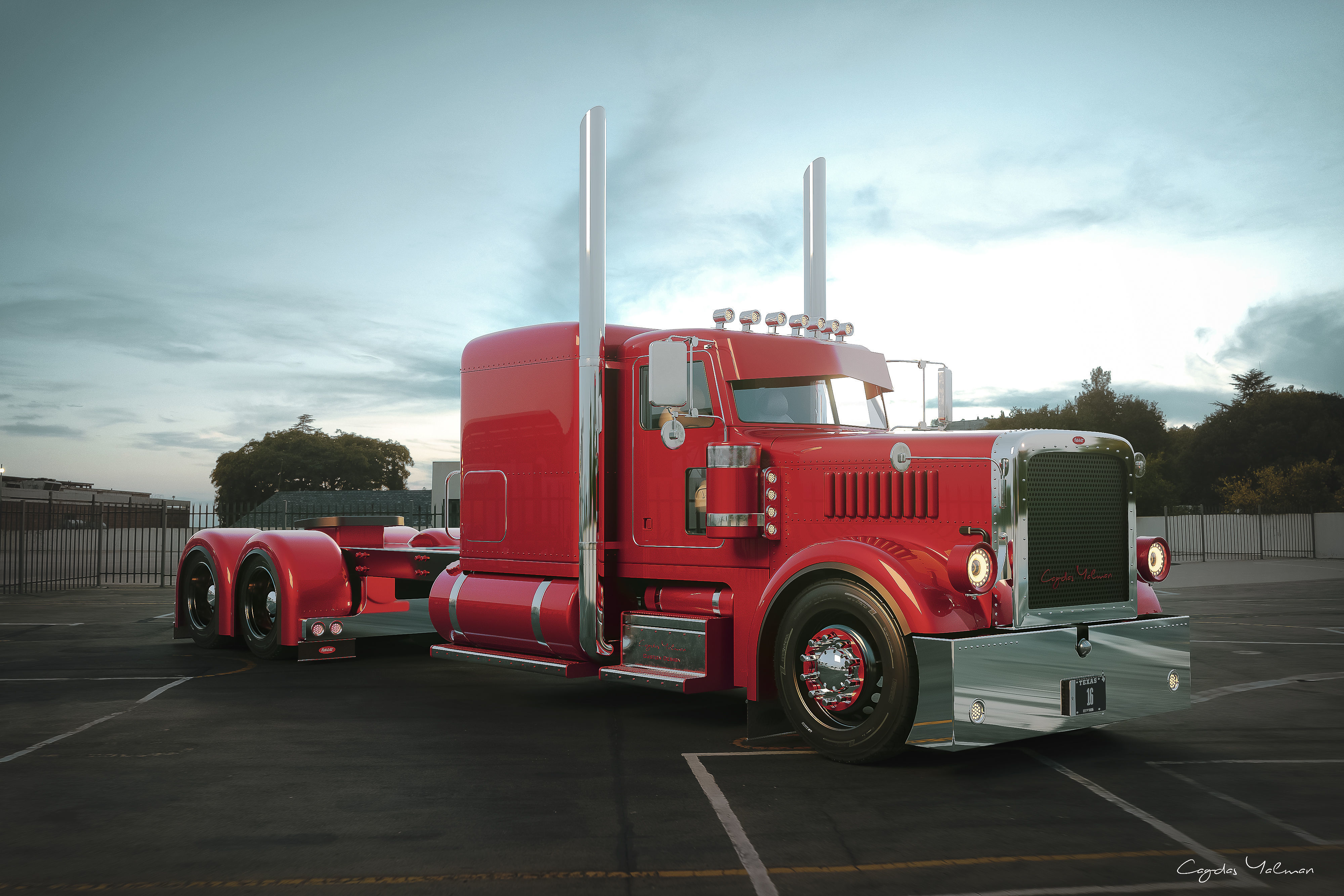Peterbilt - Classic Version 3D model_1