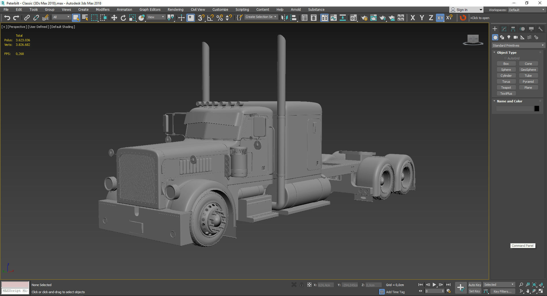 Peterbilt - Classic Version 3D model_4