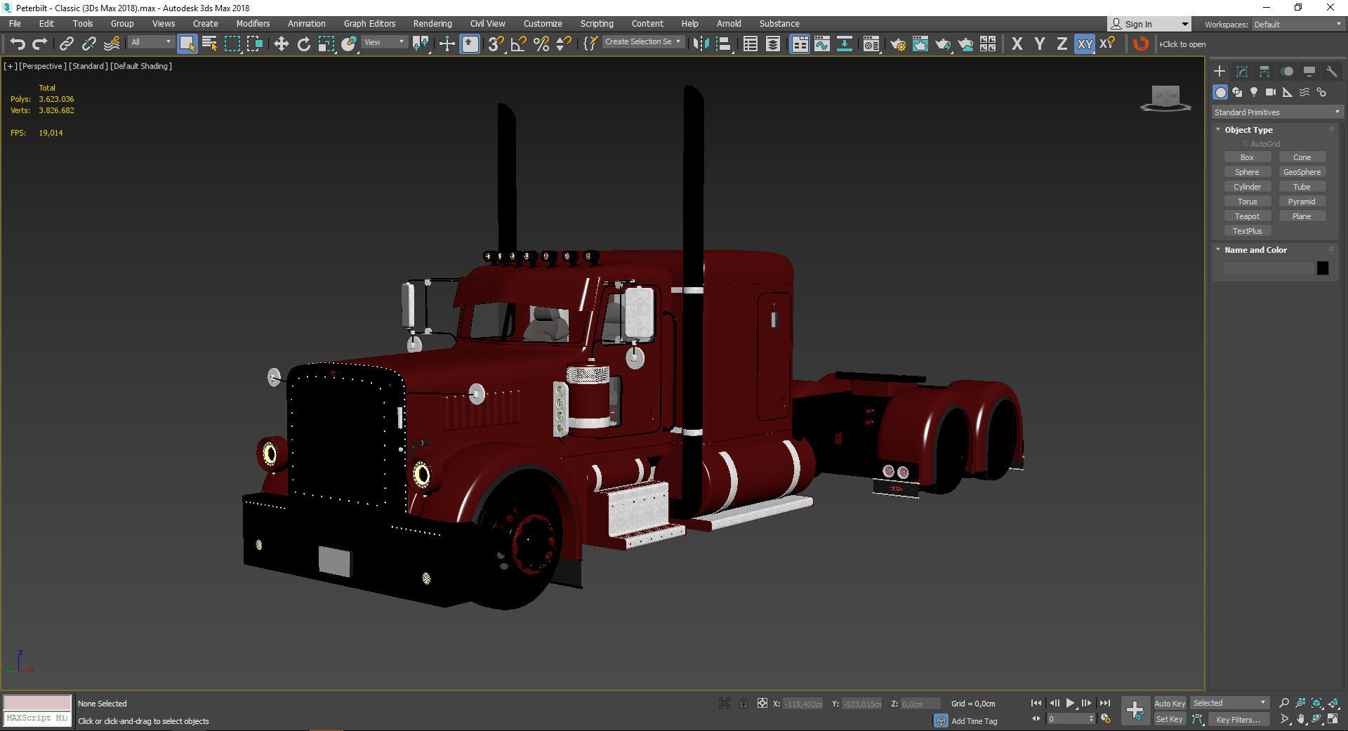 Peterbilt - Classic Version 3D model_3