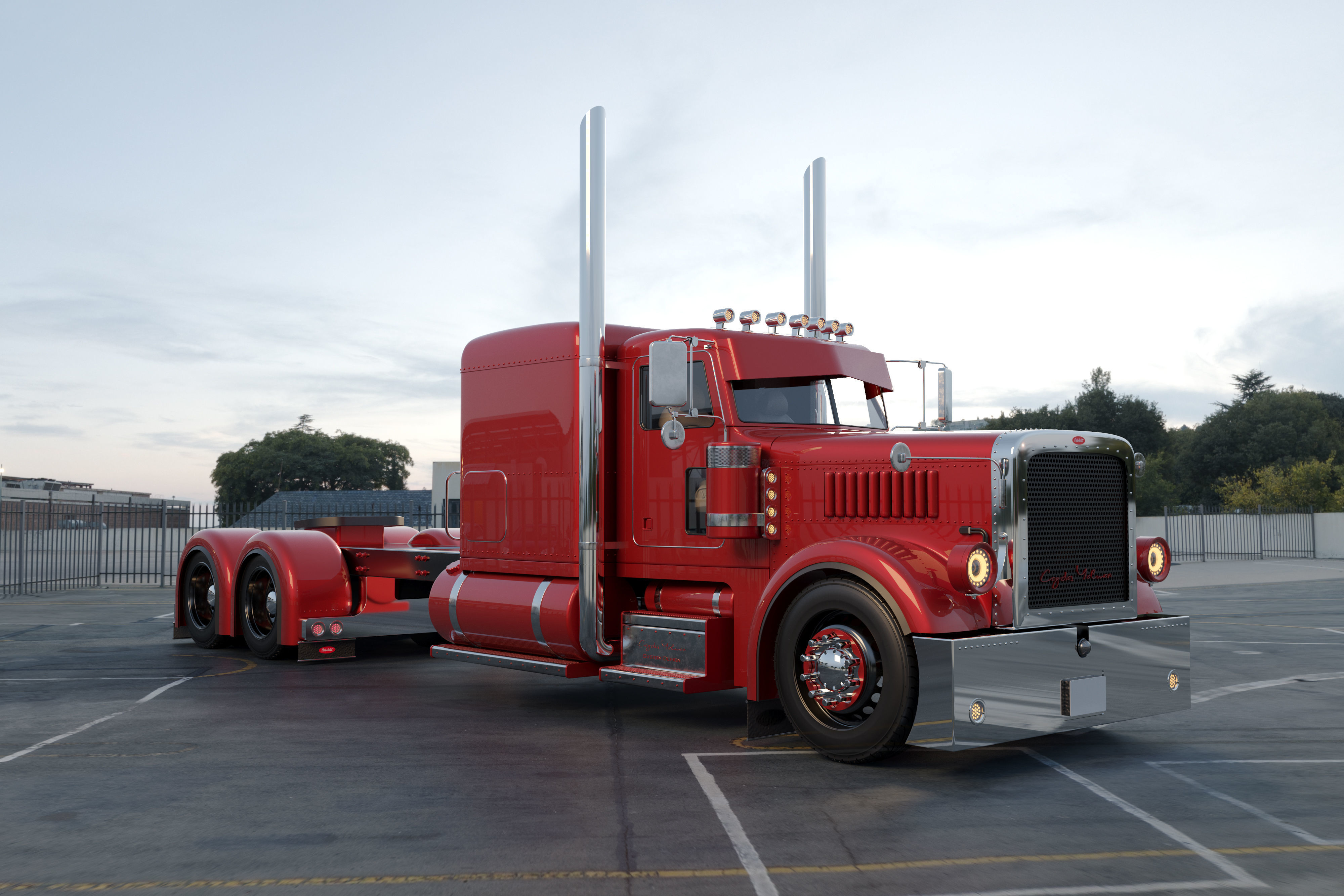 Peterbilt - Classic Version 3D model_2