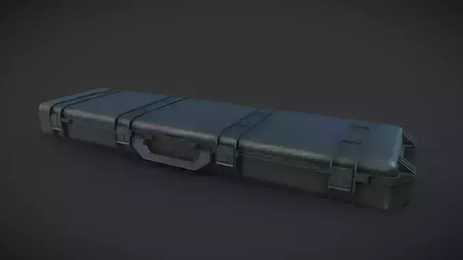 Gun Case Free low-poly 3D model