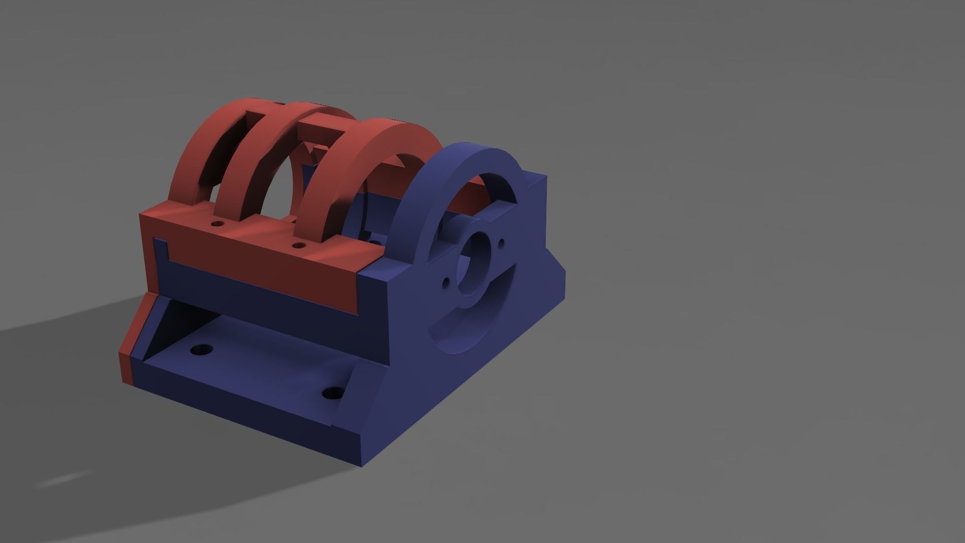 20w Motor Mount 3D print model_3