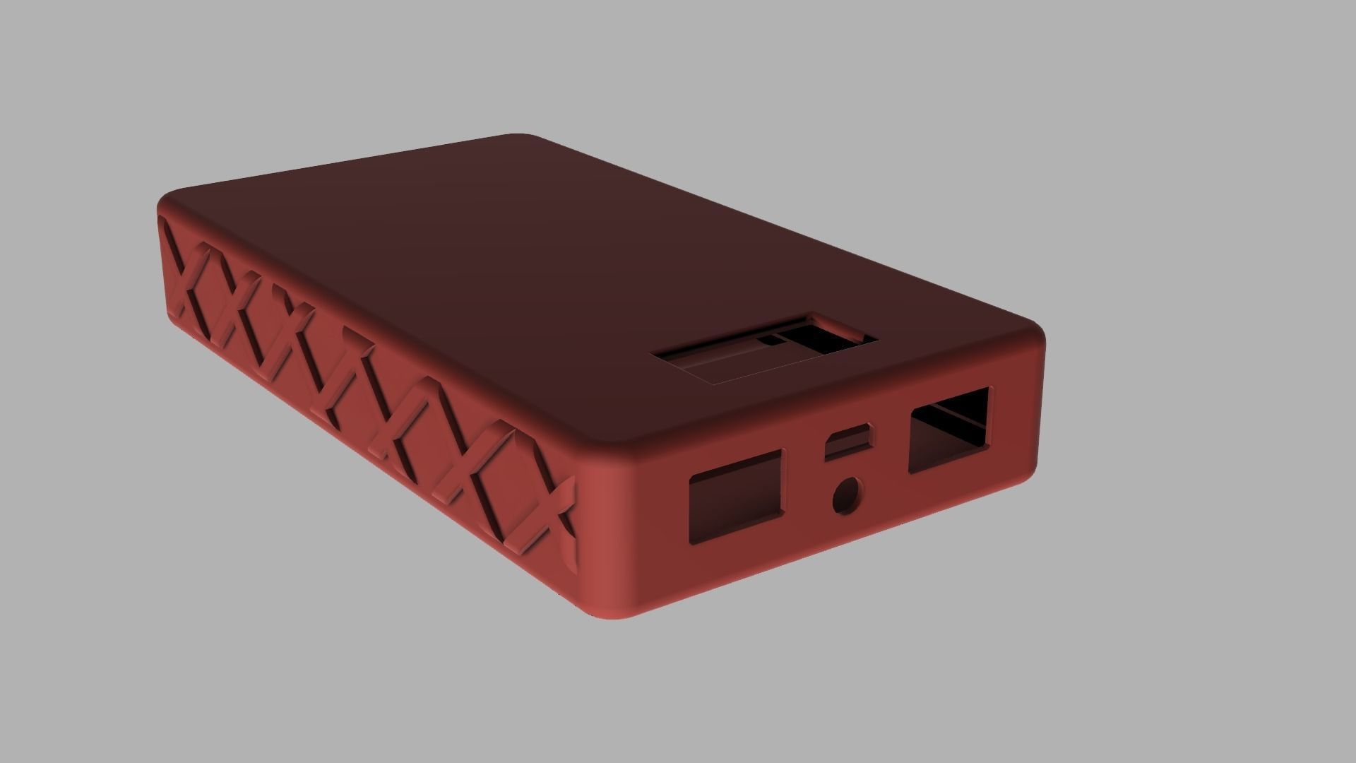 5 cell Powerback Case 3D print model_4