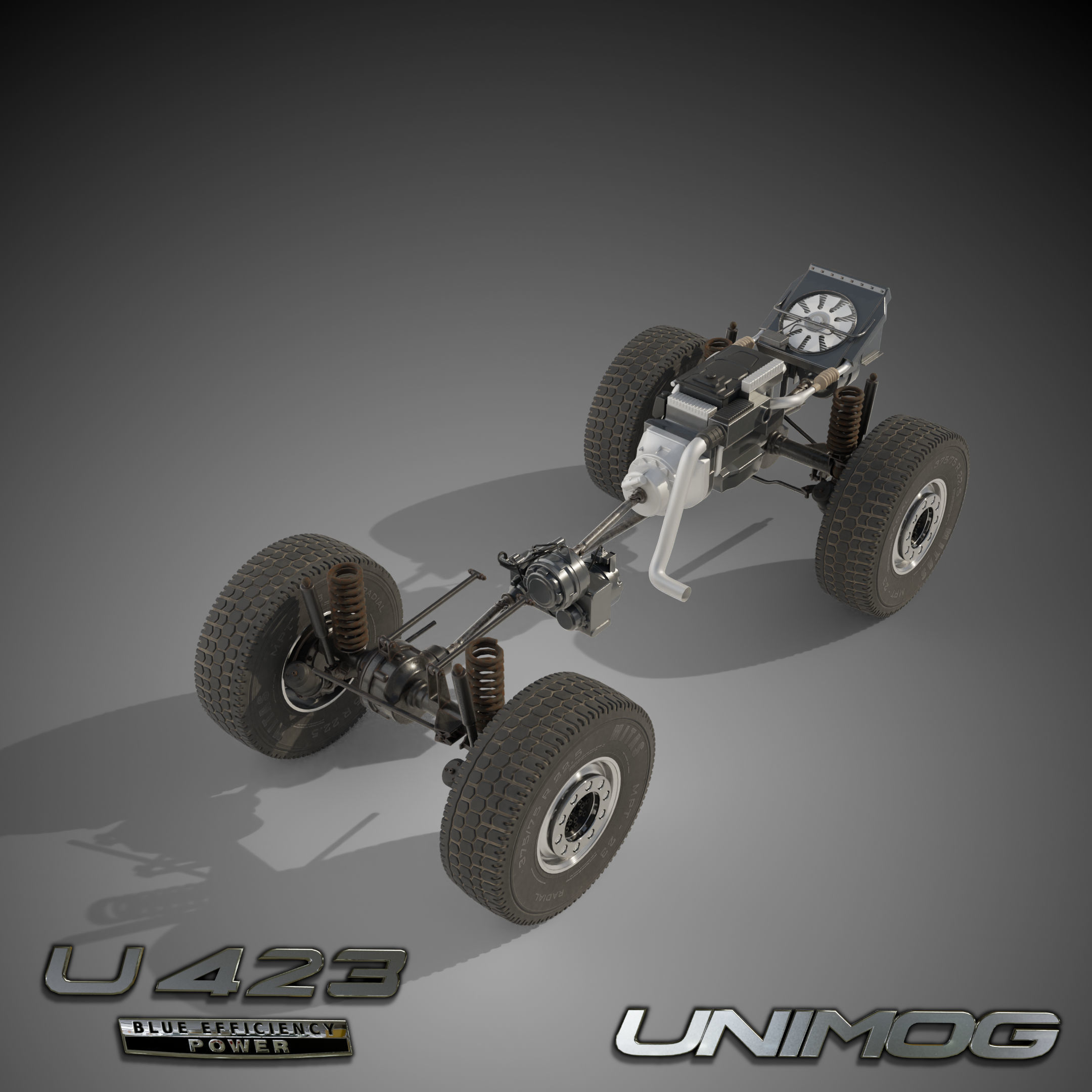 Unimog U423 - Rigged V2 1 Update October 2021 3D model_18