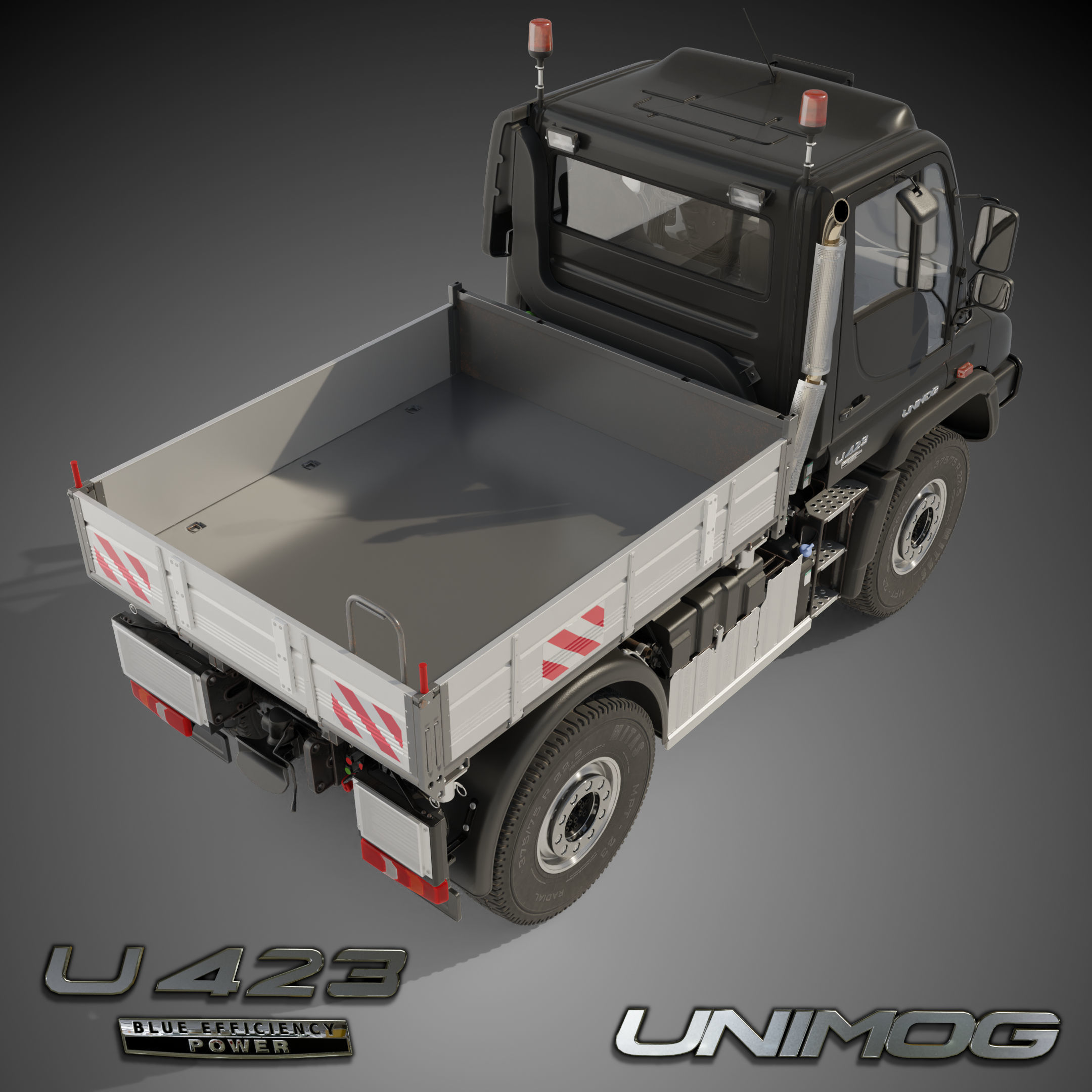 Unimog U423 - Rigged V2 1 Update October 2021 3D model_15