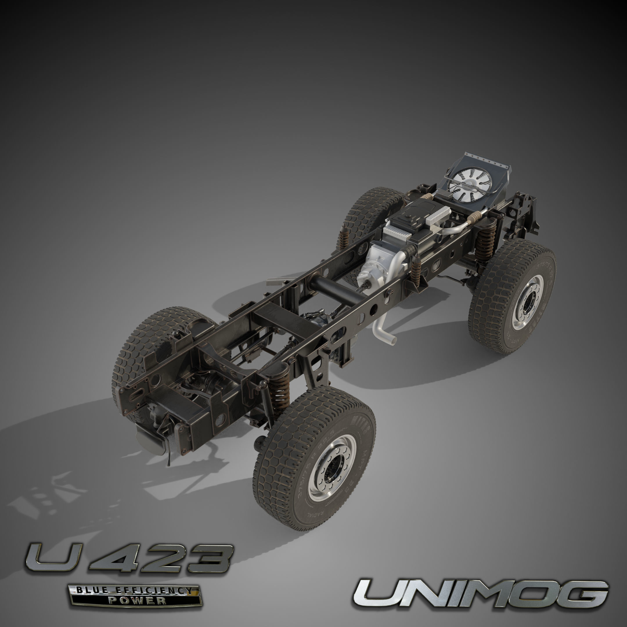 Unimog U423 - Rigged V2 1 Update October 2021 3D model_17