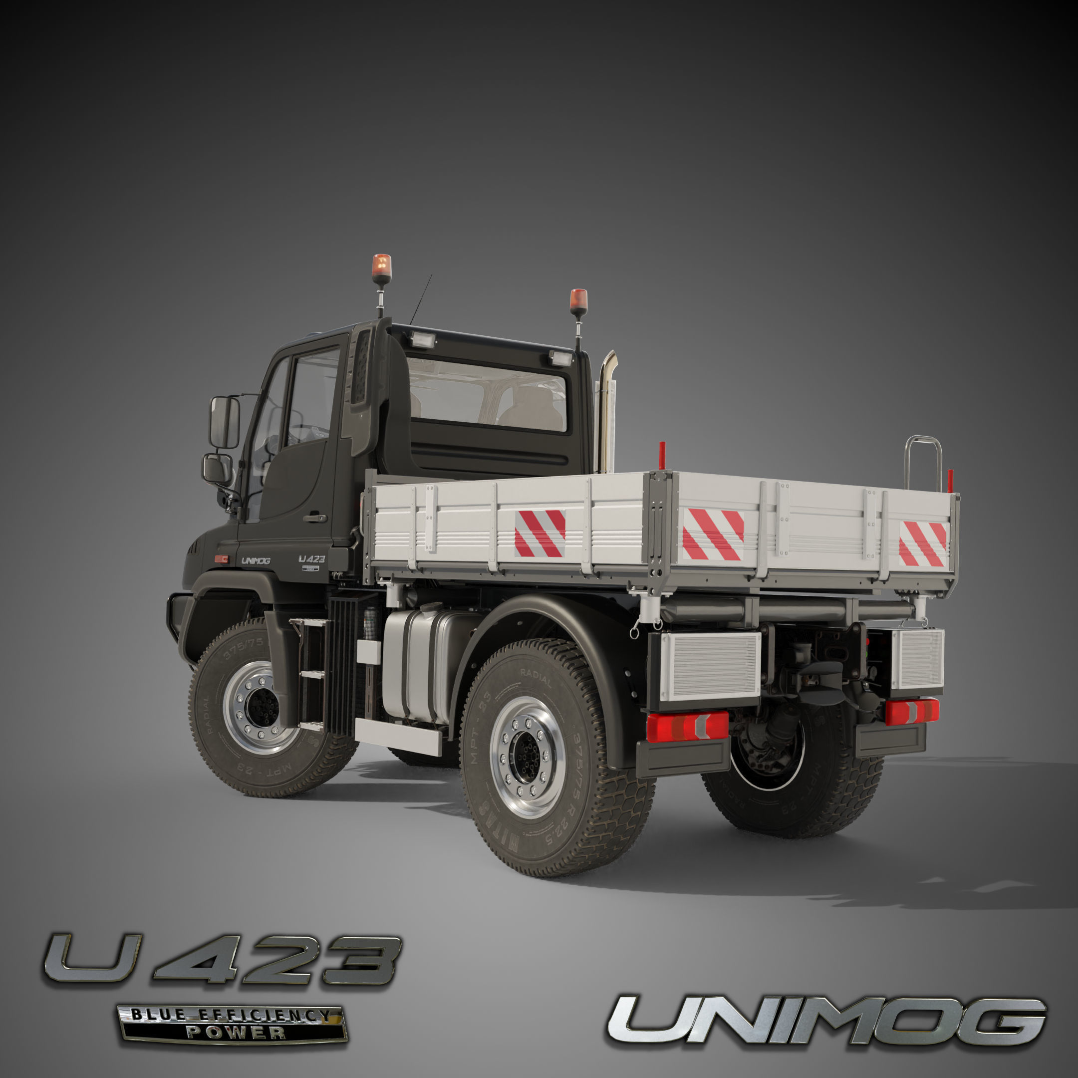 Unimog U423 - Rigged V2 1 Update October 2021 3D model_5