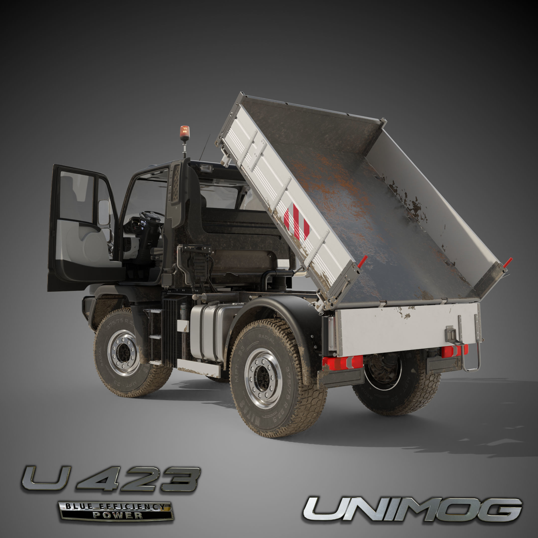 Unimog U423 - Rigged V2 1 Update October 2021 3D model_13