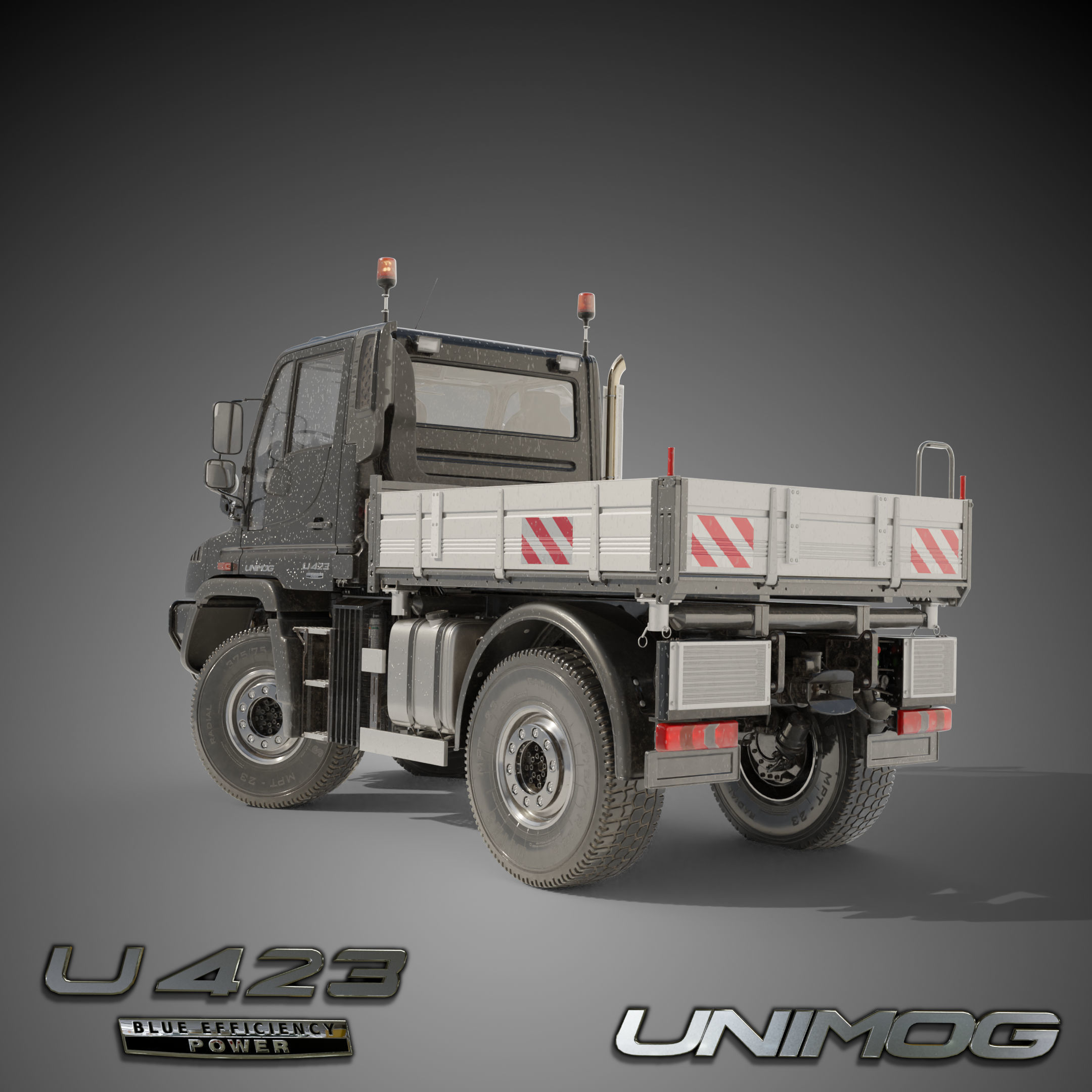 Unimog U423 - Rigged V2 1 Update October 2021 3D model_7