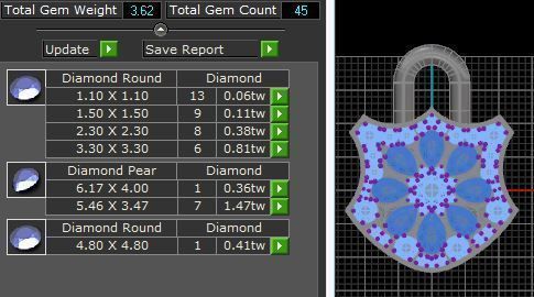  pendant  lock 3D print model_4