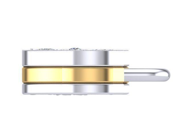  pendant  lock 3D print model_3