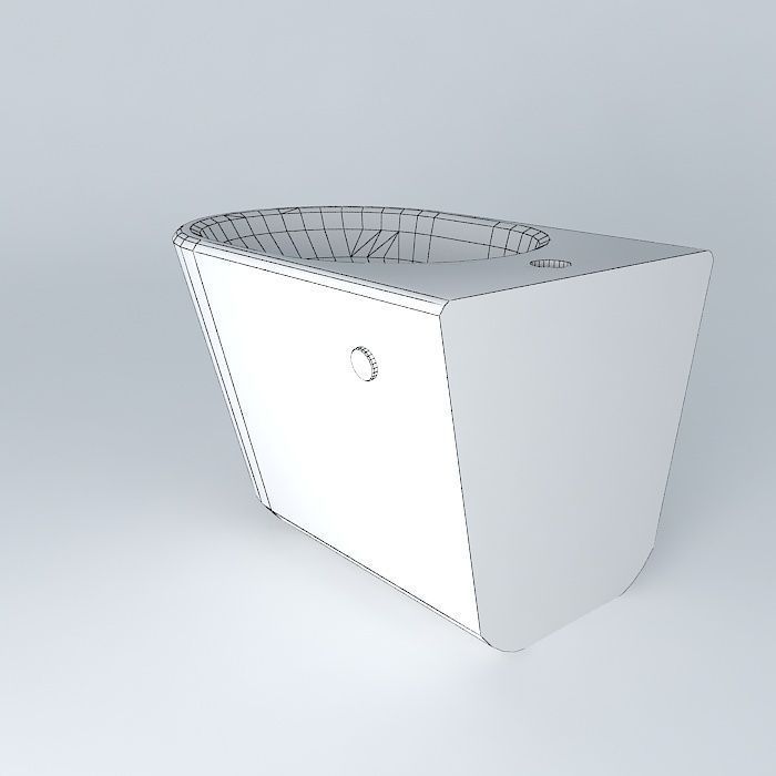 Ideal Standard  bidet K5059 TONIC series Free 3D model_4