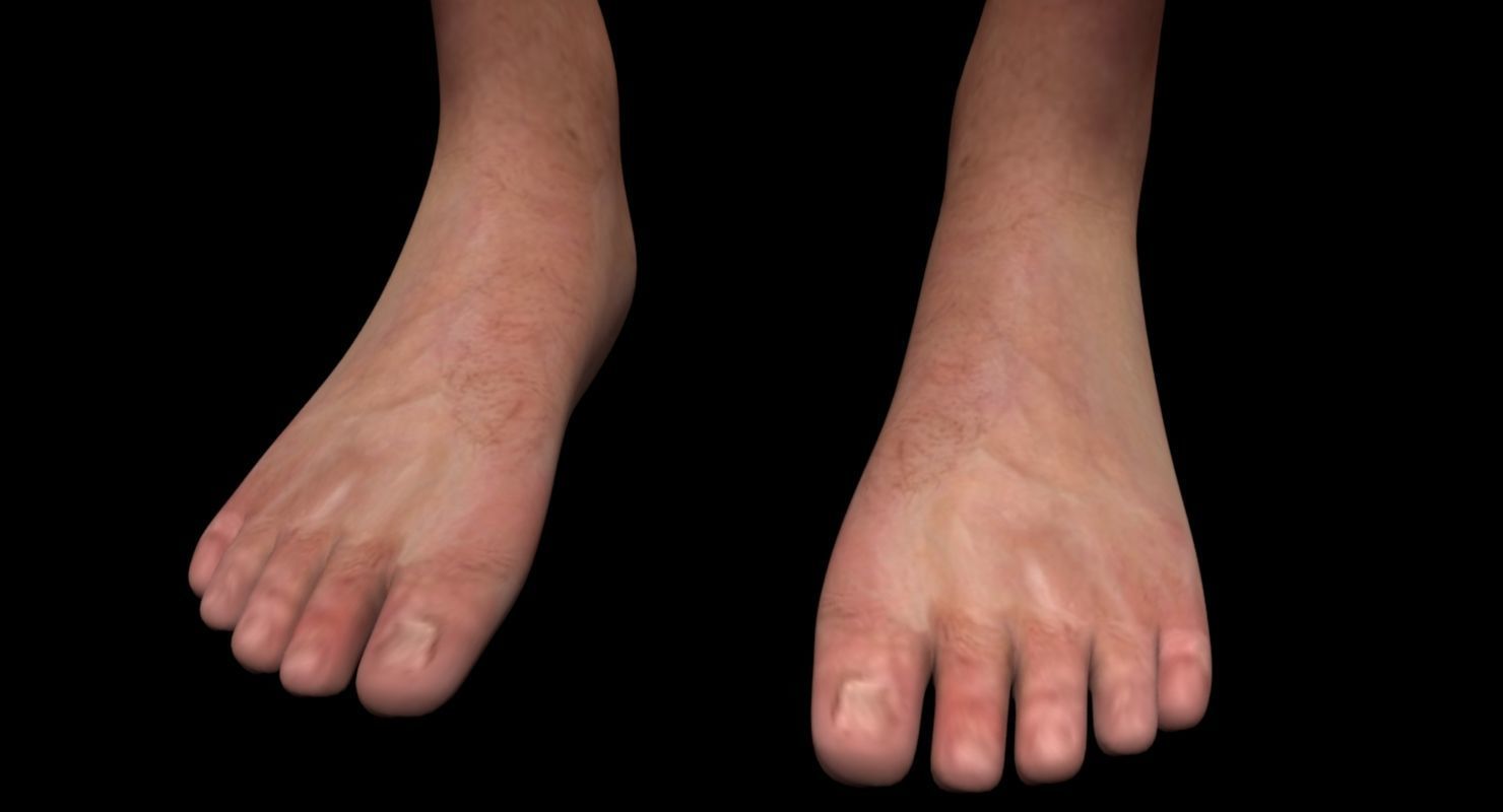 Human charecter Low-poly 3D model_8