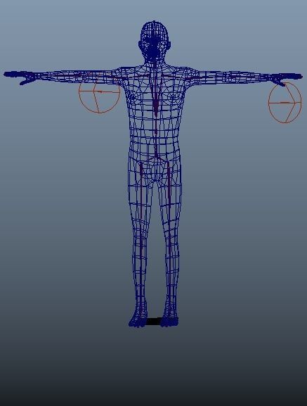 Human charecter Low-poly 3D model_12