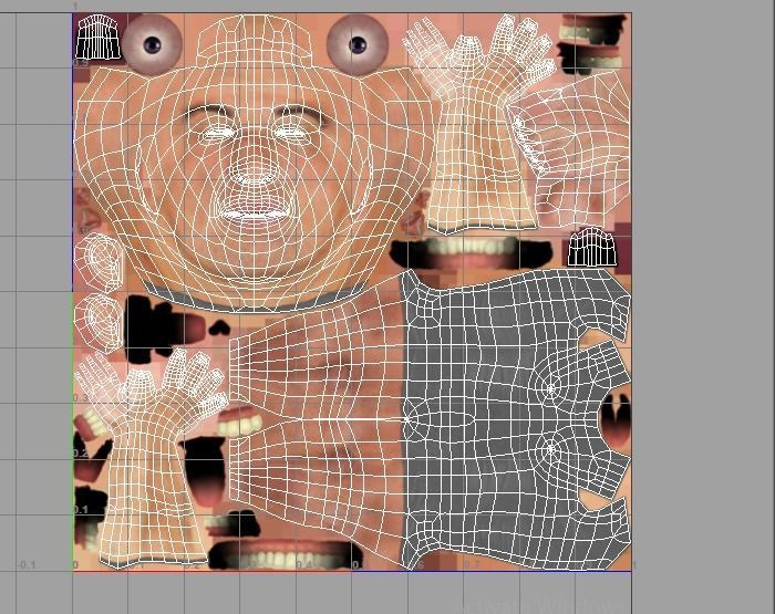 Human charecter Low-poly 3D model_17