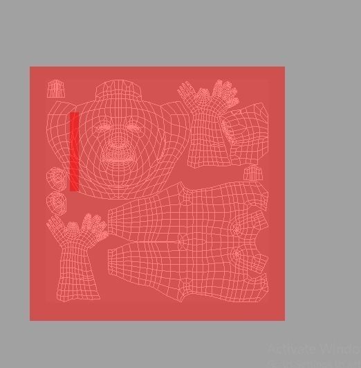 Human charecter Low-poly 3D model_16