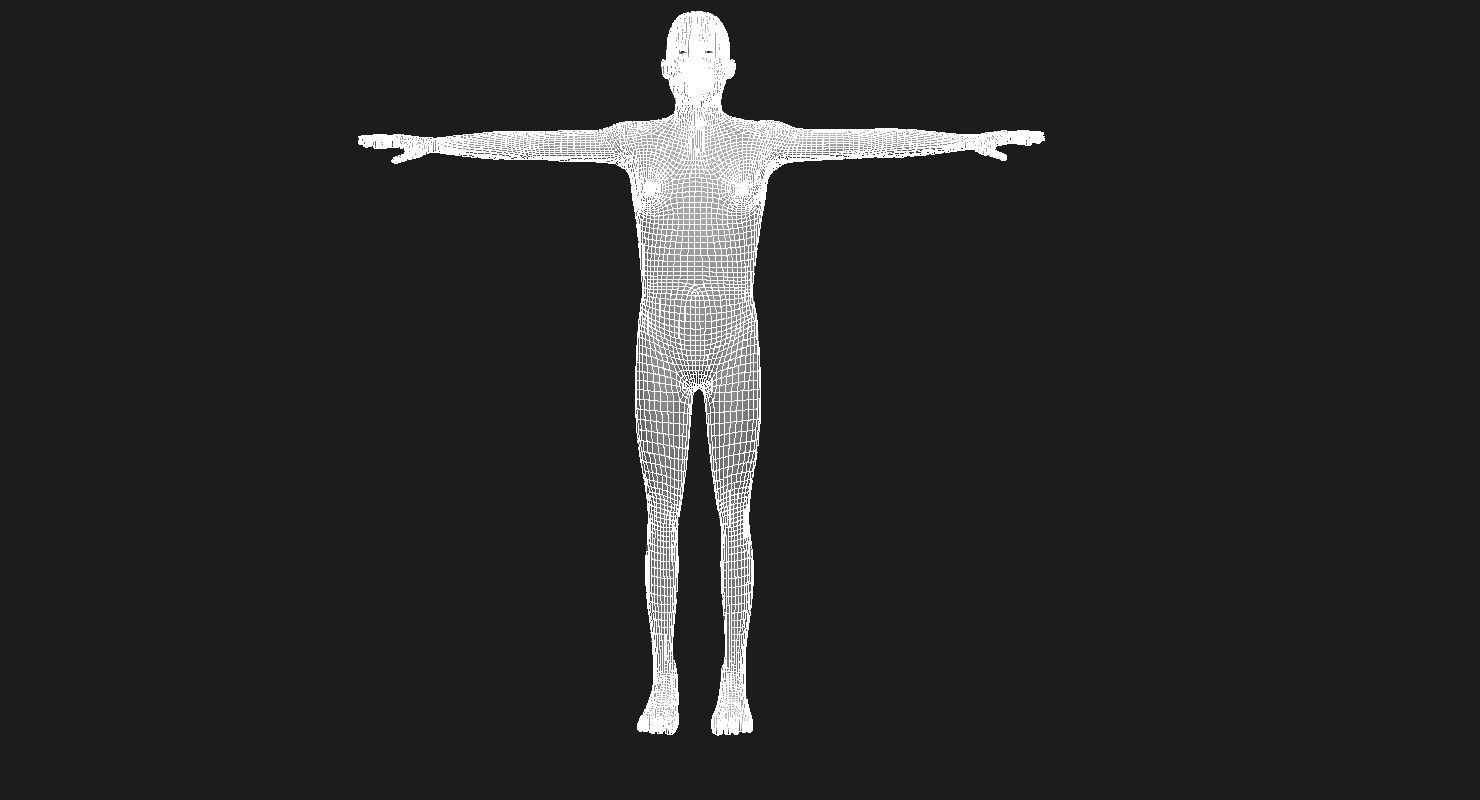 Human charecter Low-poly 3D model_18