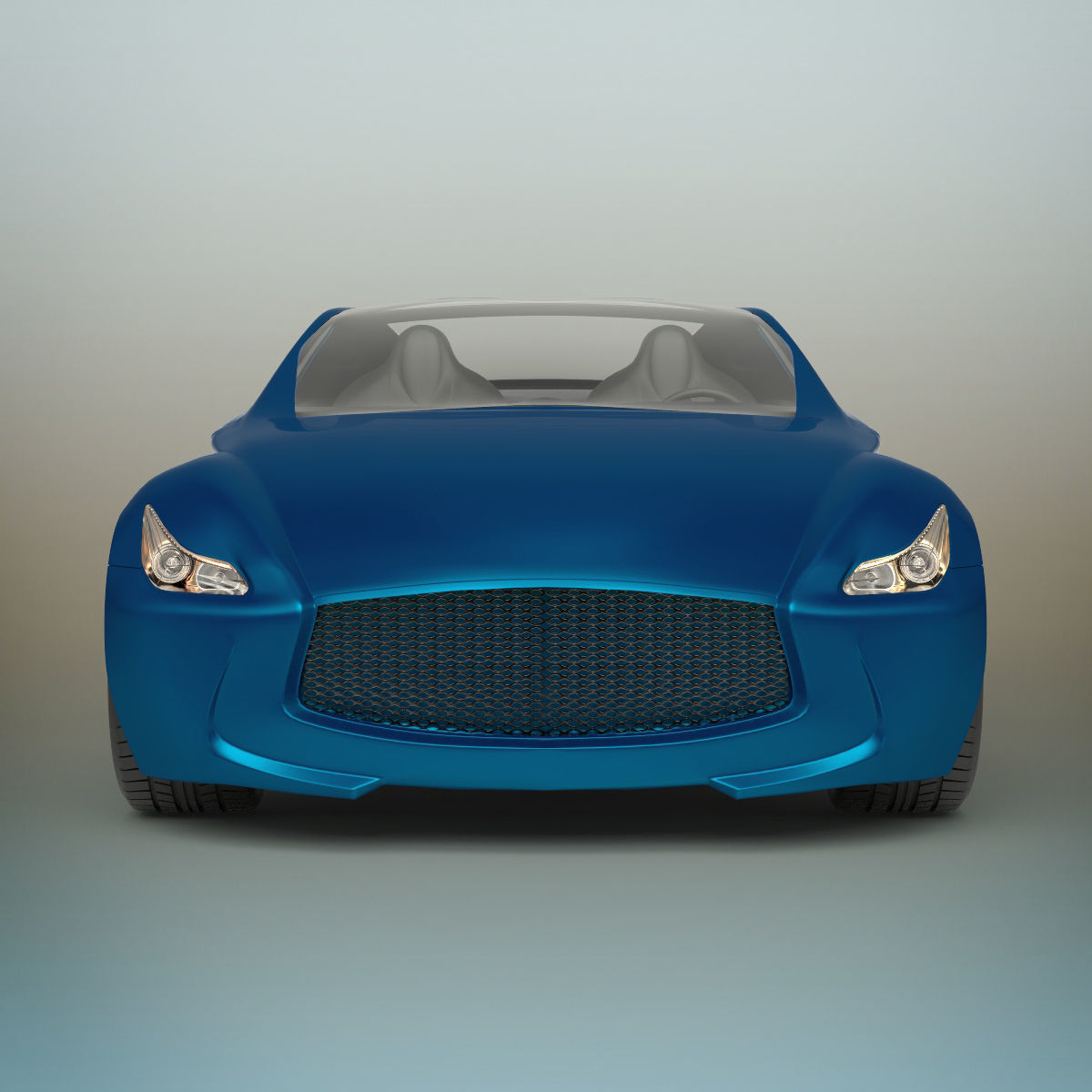 Sport car 3D model_2