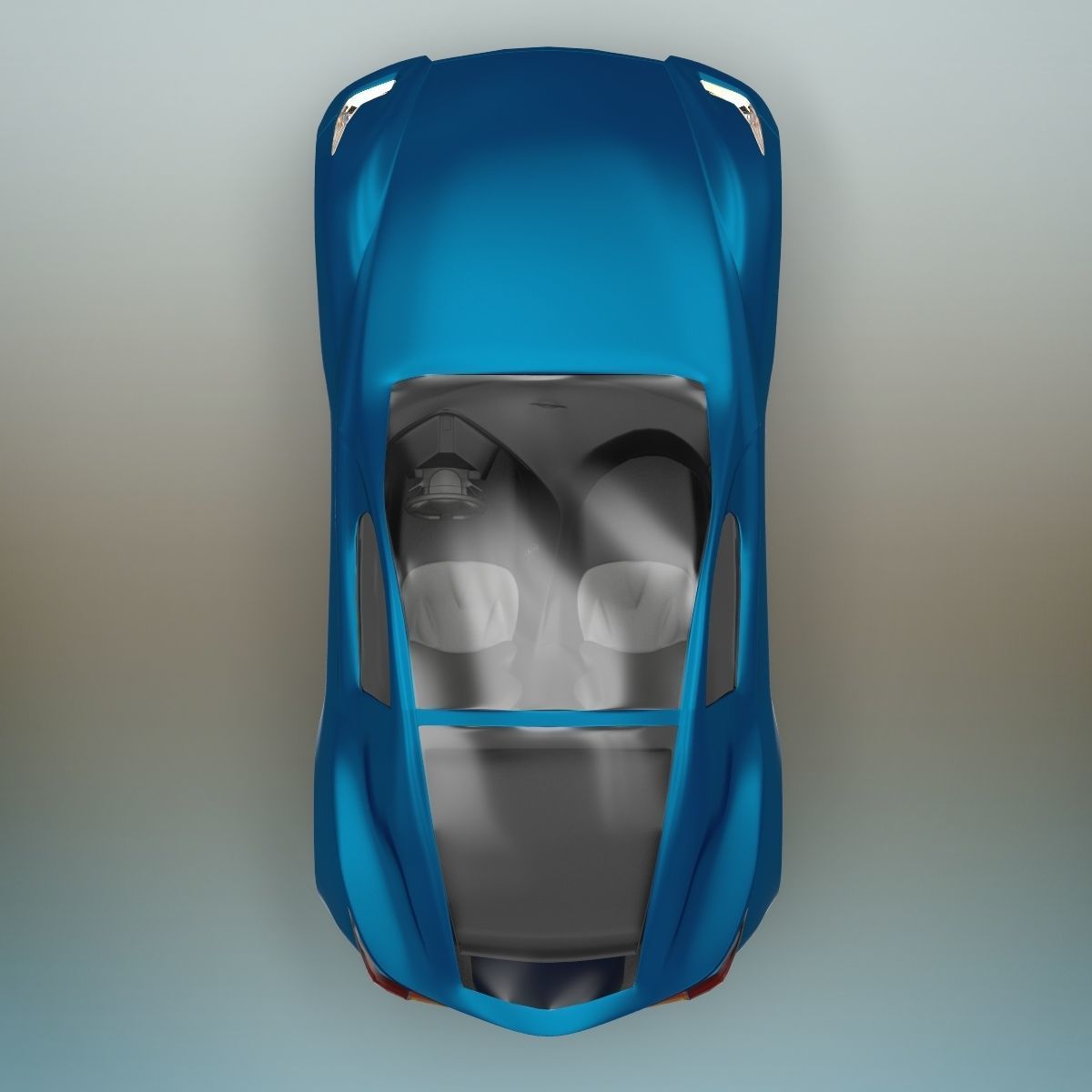 Sport car 3D model_10