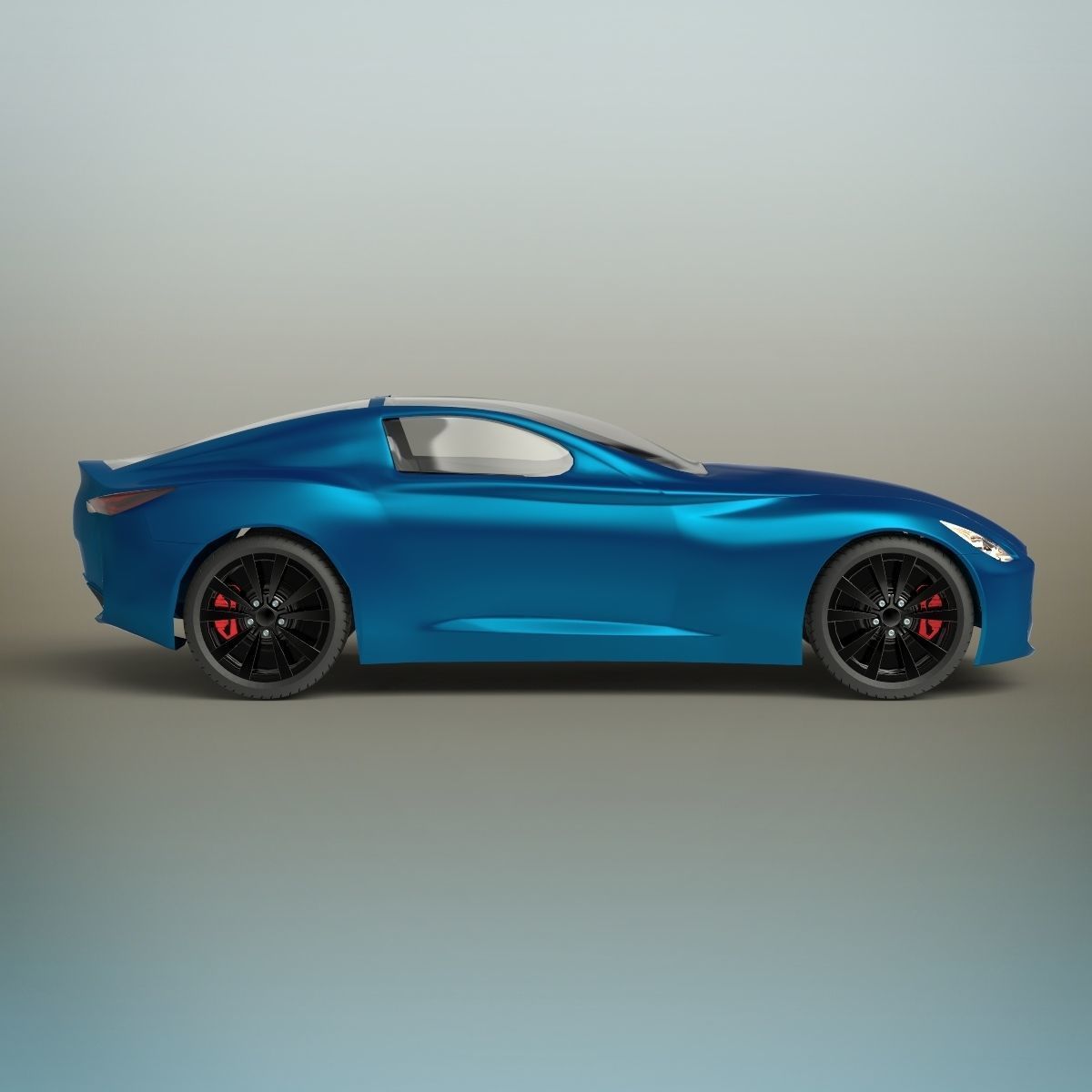 Sport car 3D model_3