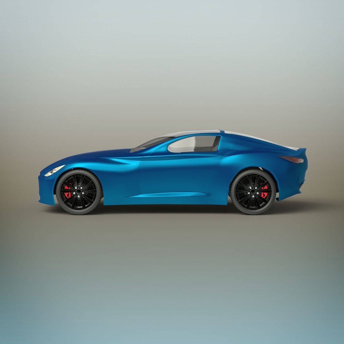 Sport car 3D model_4
