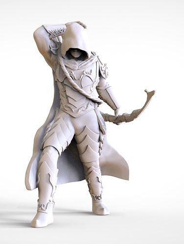 ARCHER CONCEPT ZBRUSH 3D MODEL 3D print model