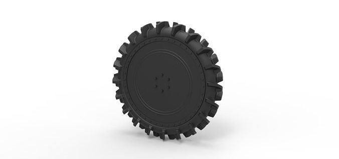 Diecast Wheel from swamp buggy 3D print model