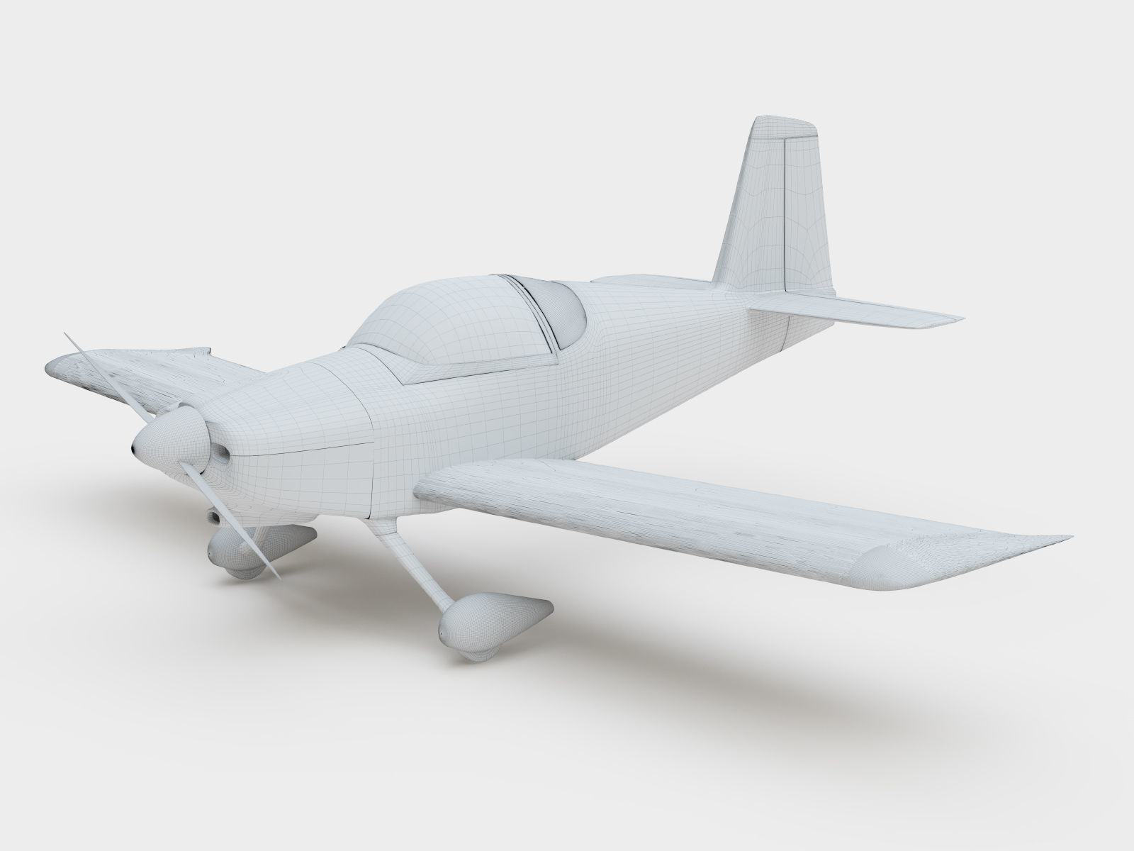 Rv 7 A aircraft 3D model_1