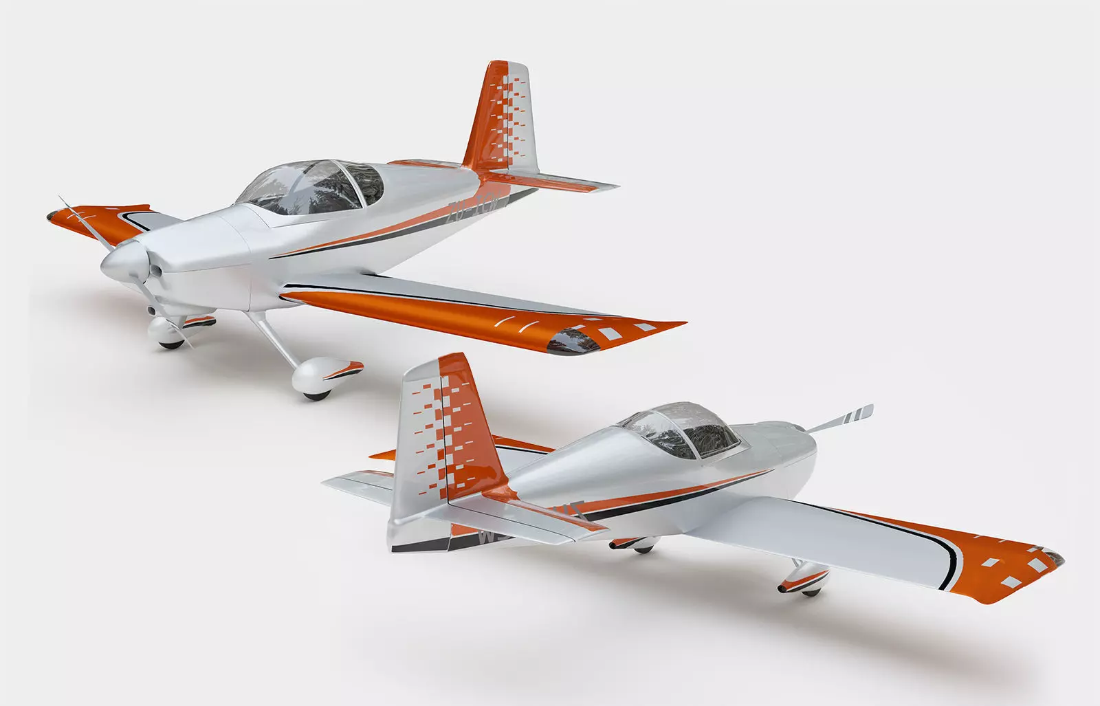 Rv 7 A aircraft 3D model_0