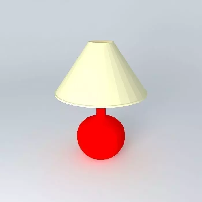 Lamp with shade Free 3D model