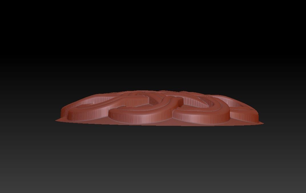 3d STL Model for CNC Router  Roseta celtic 3D print model_2