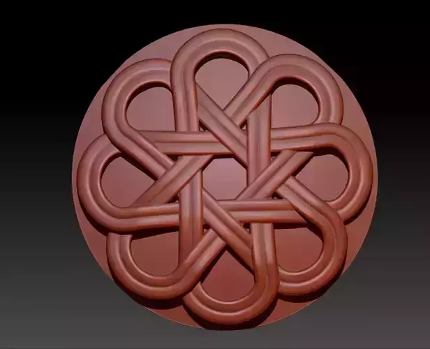 3d STL Model for CNC Router  Roseta celtic