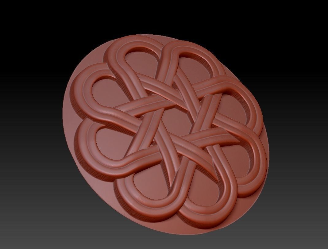 3d STL Model for CNC Router  Roseta celtic 3D print model_1
