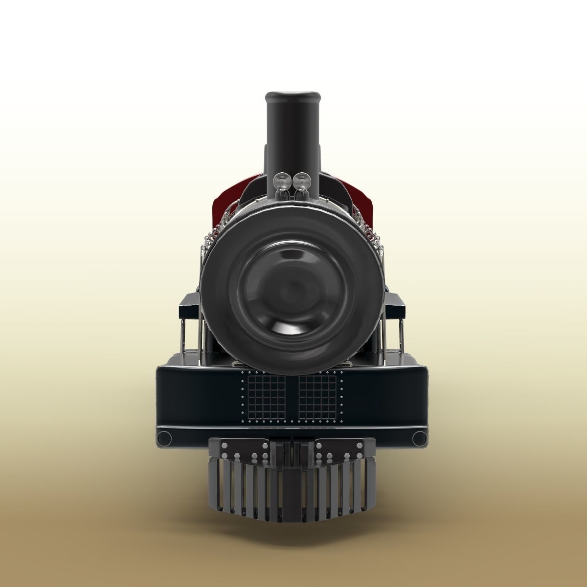 Train Engine 3D model_3