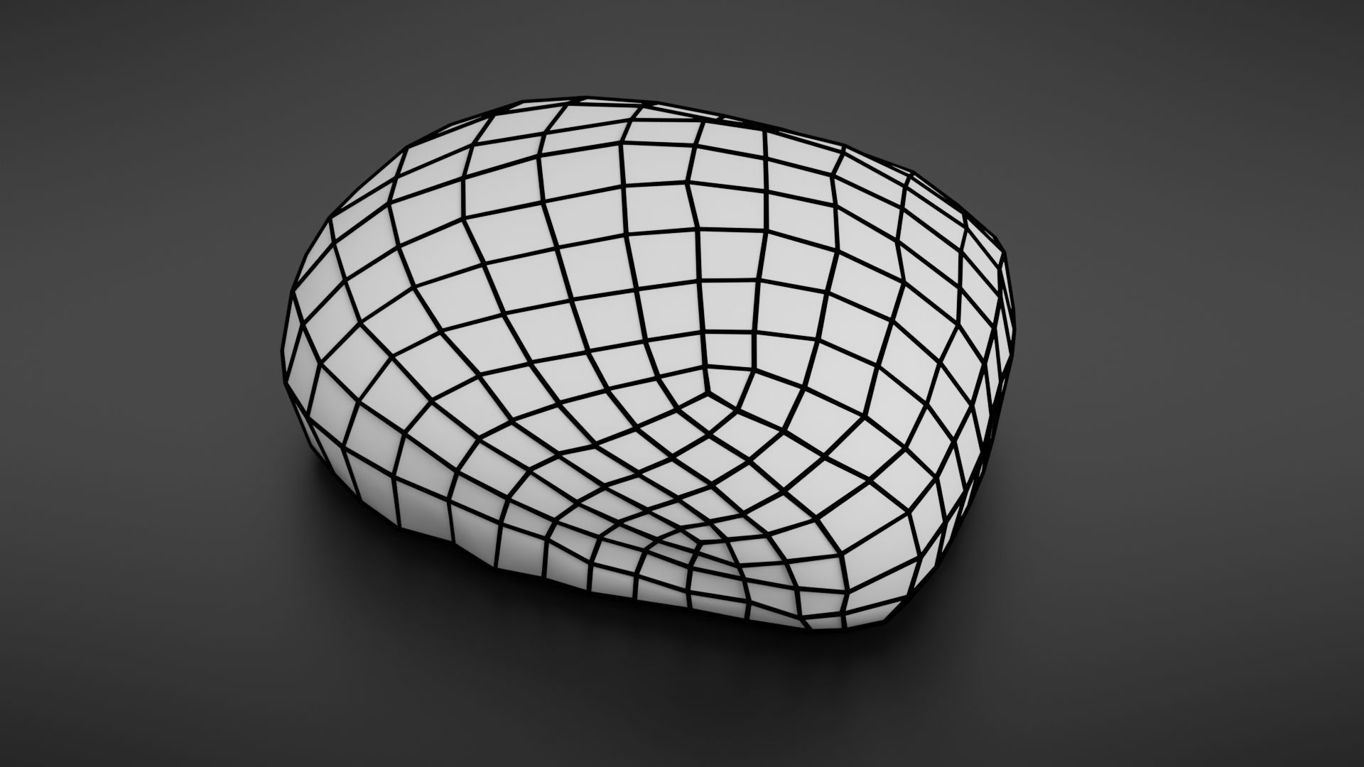 Bread roll scan Low-poly 3D model_25