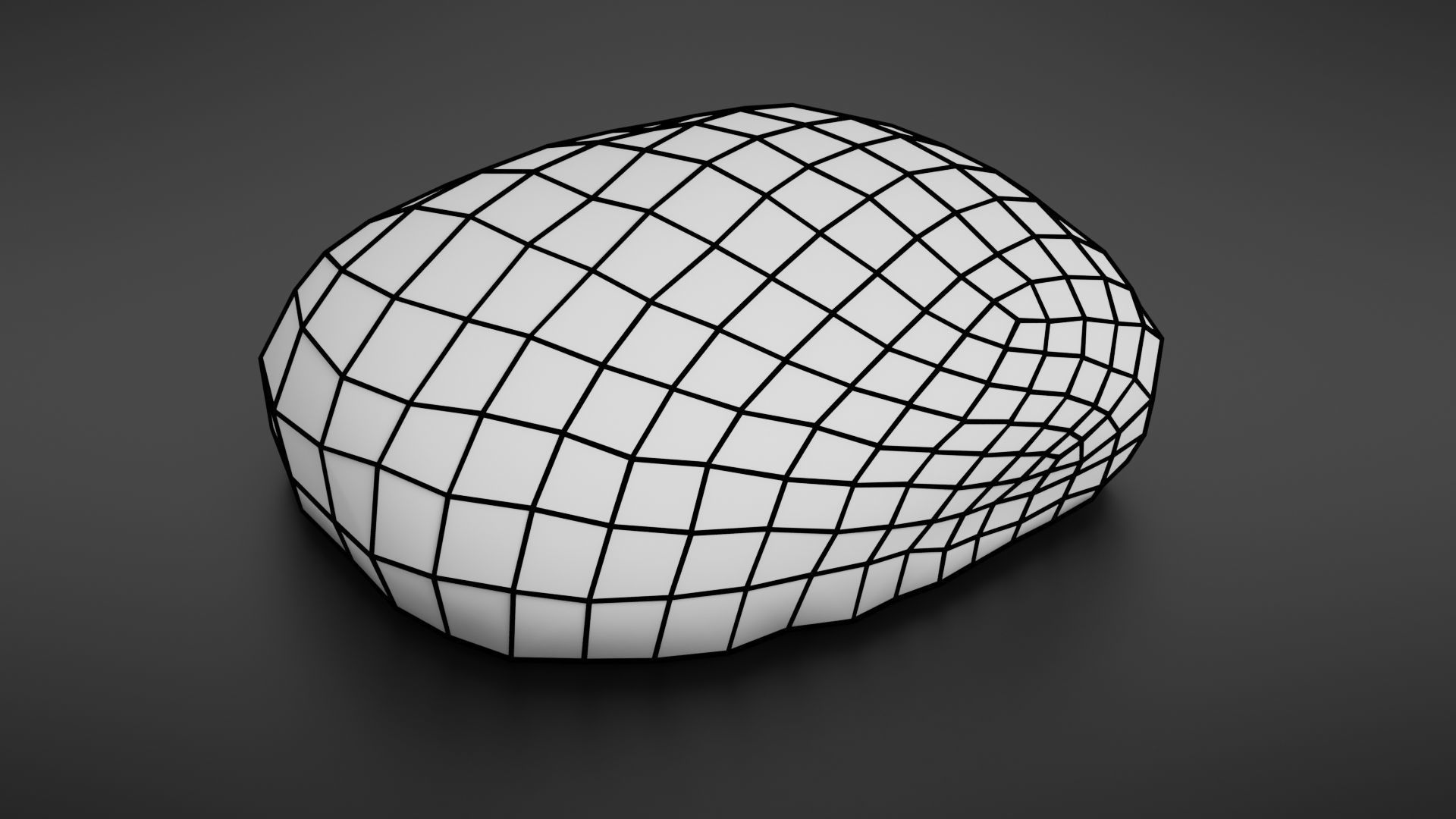 Bread roll scan Low-poly 3D model_28