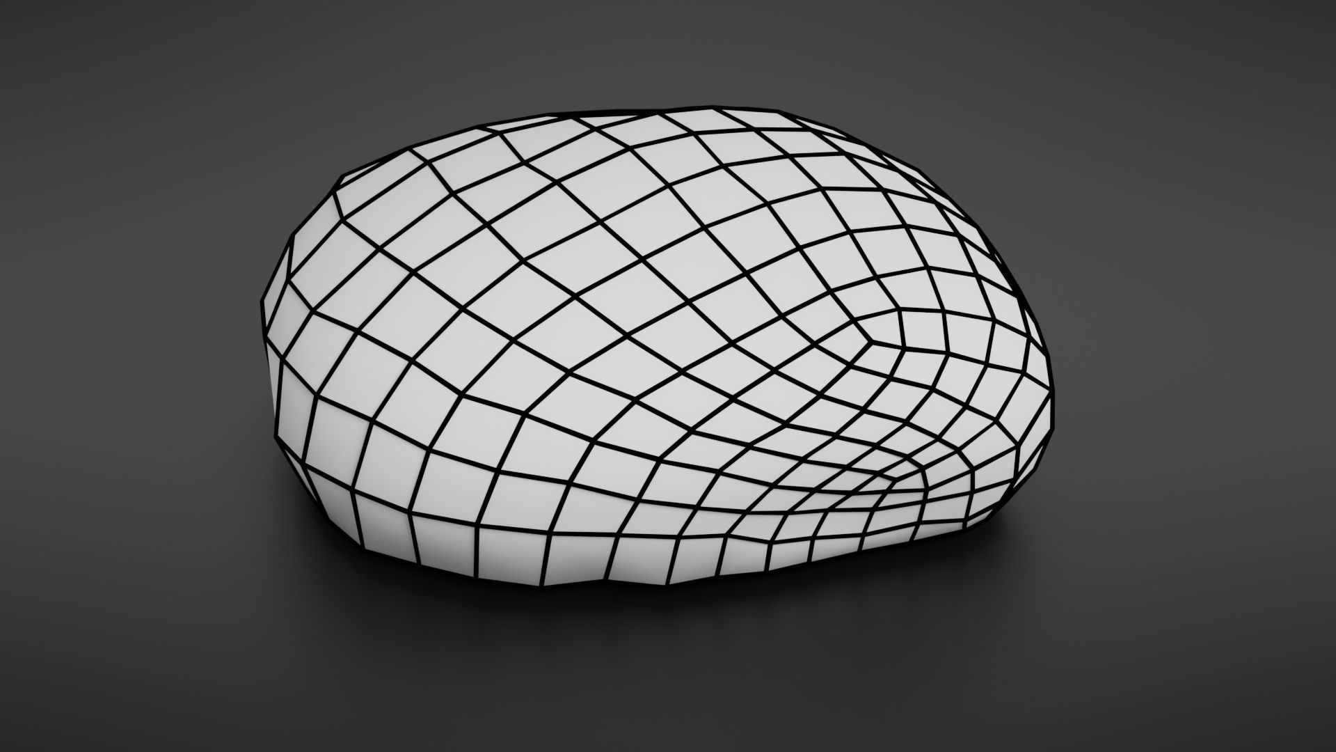 Bread roll scan Low-poly 3D model_27