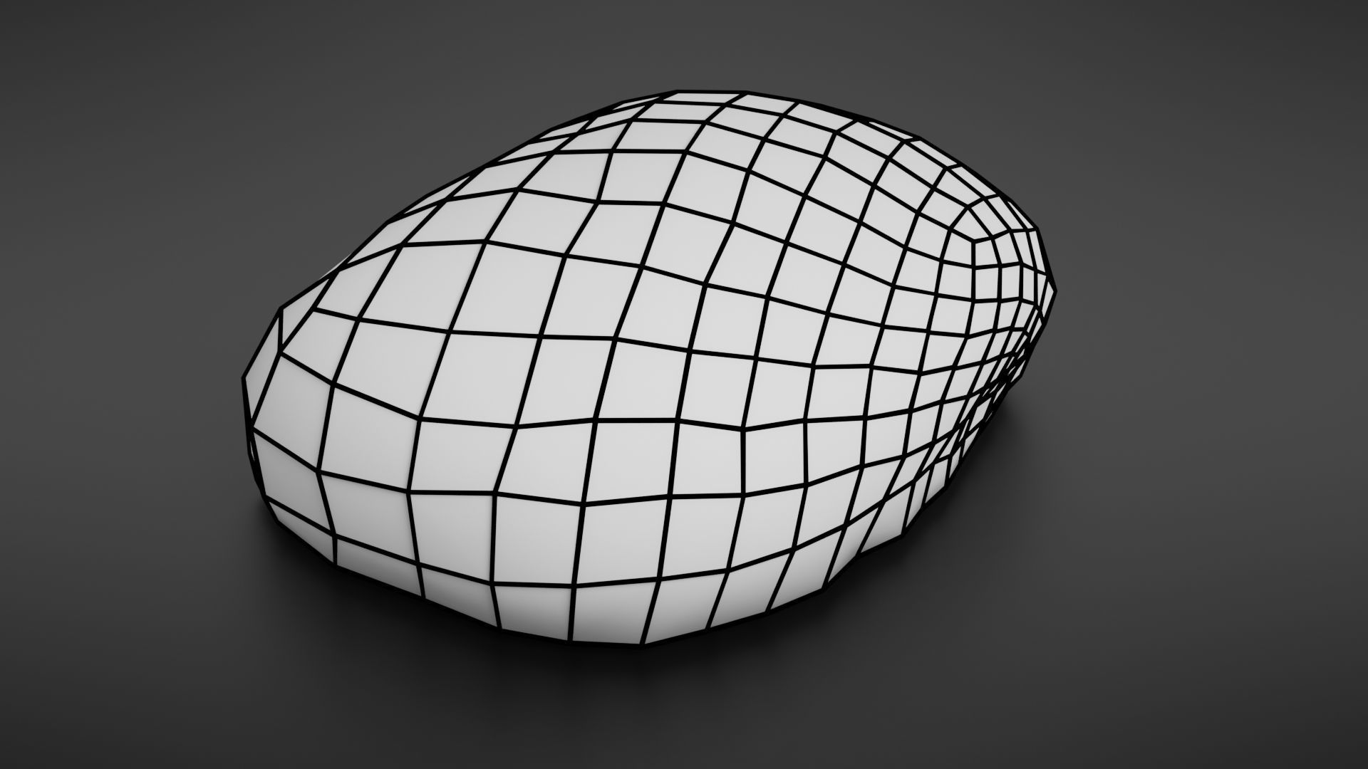 Bread roll scan Low-poly 3D model_29