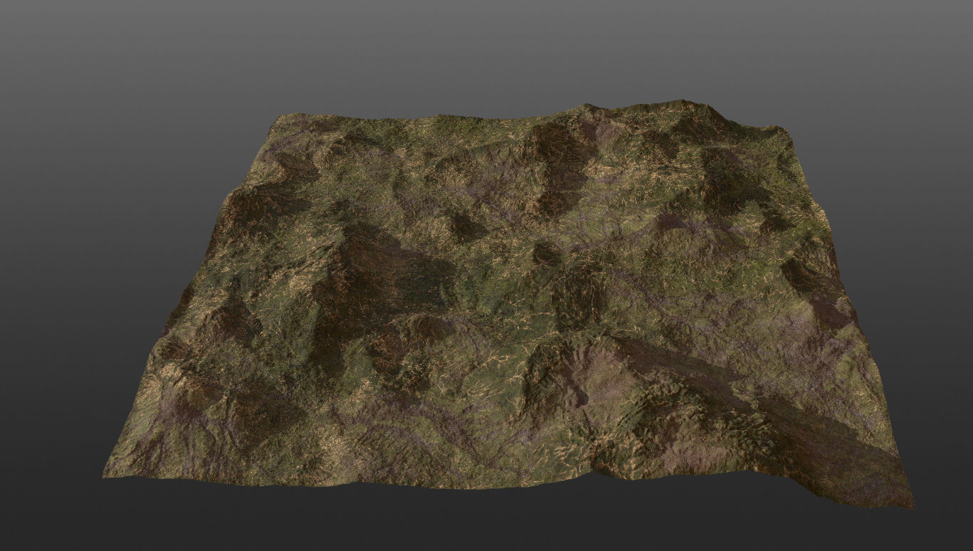 Realistic Terrain Texture PBR Seamless Dry-Wet Texture_1