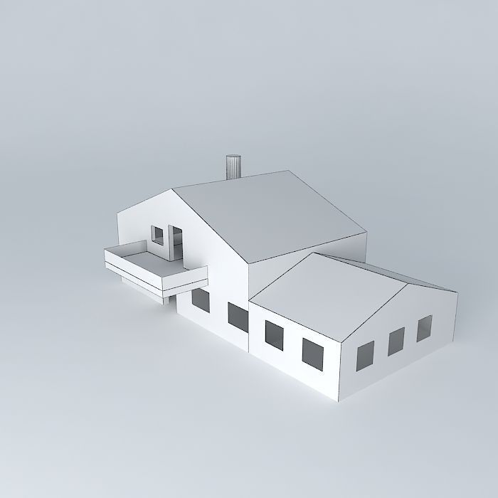 Not So Good house Free 3D model_4