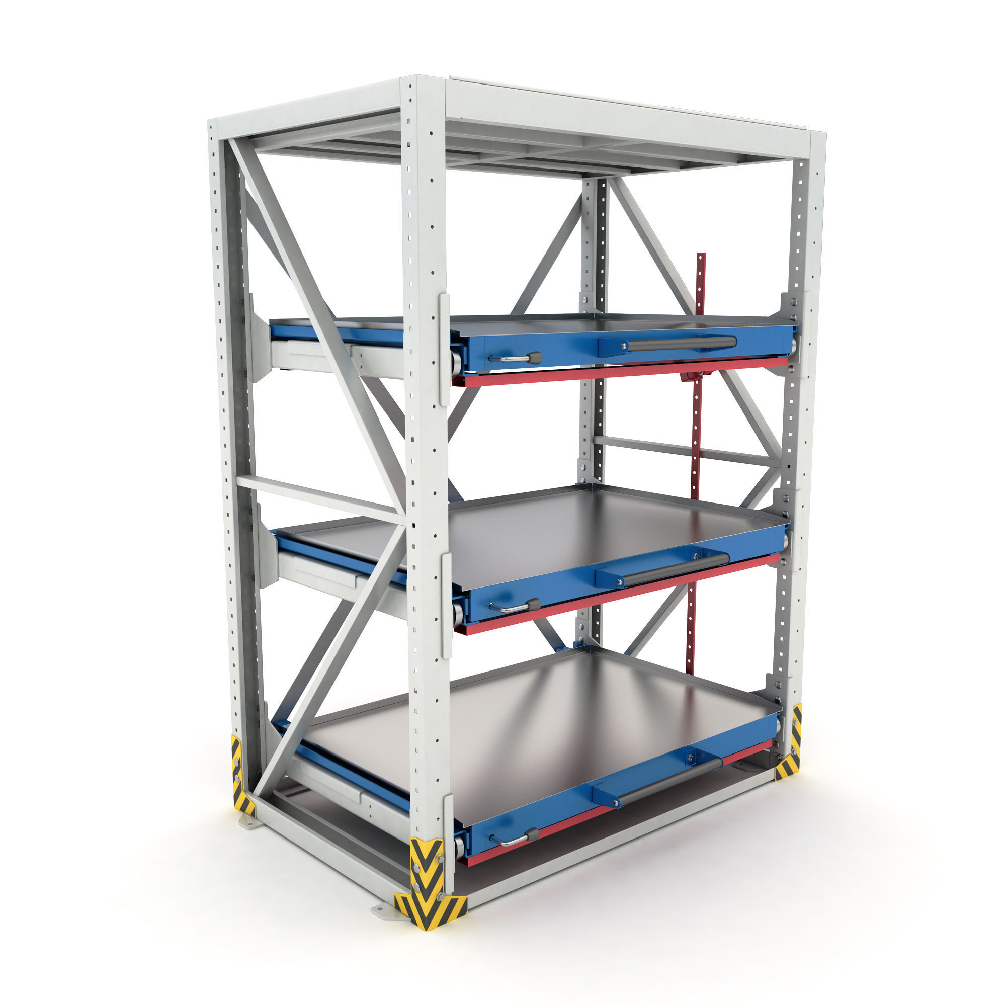 Heavy-duty rack 3D model_3