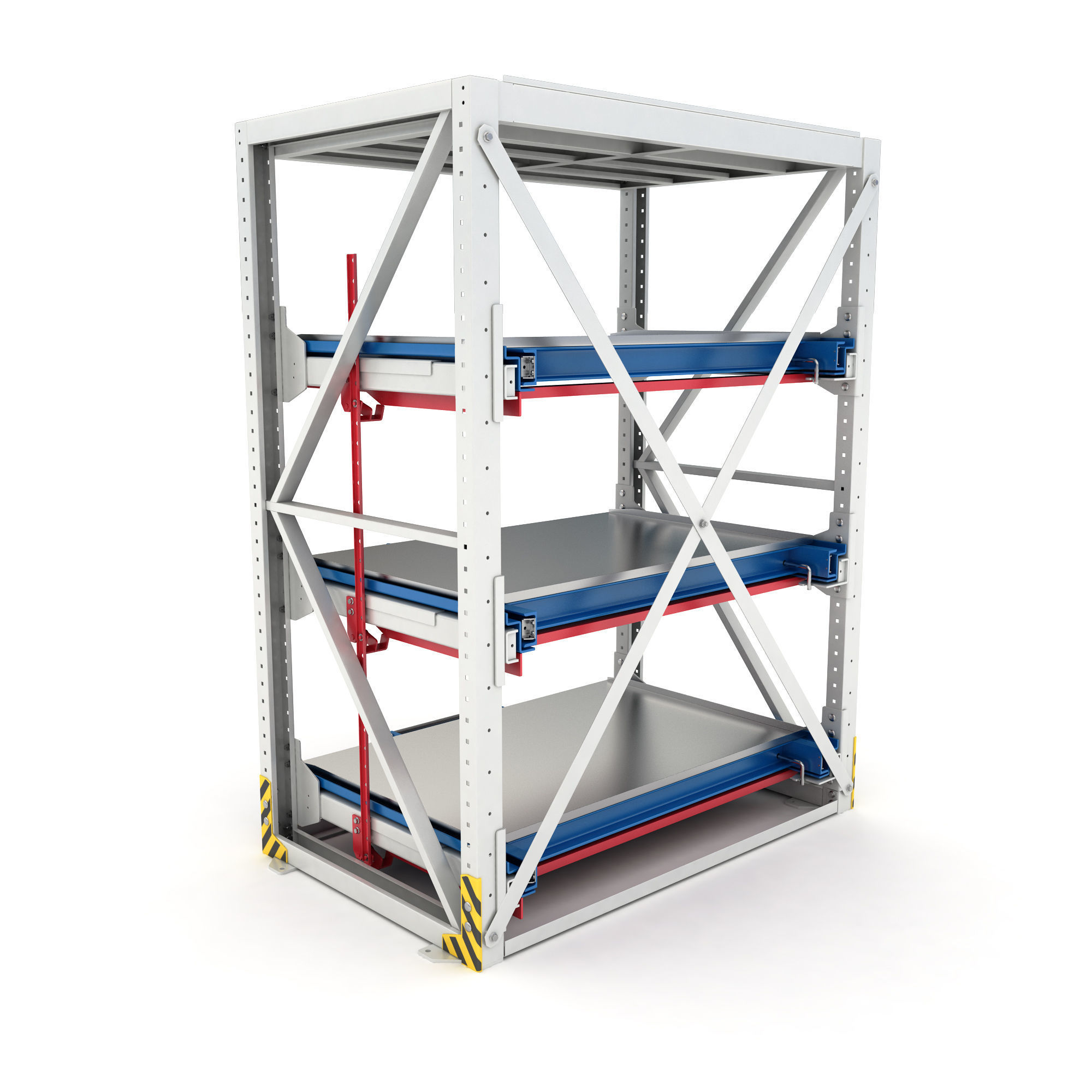 Heavy-duty rack 3D model_7